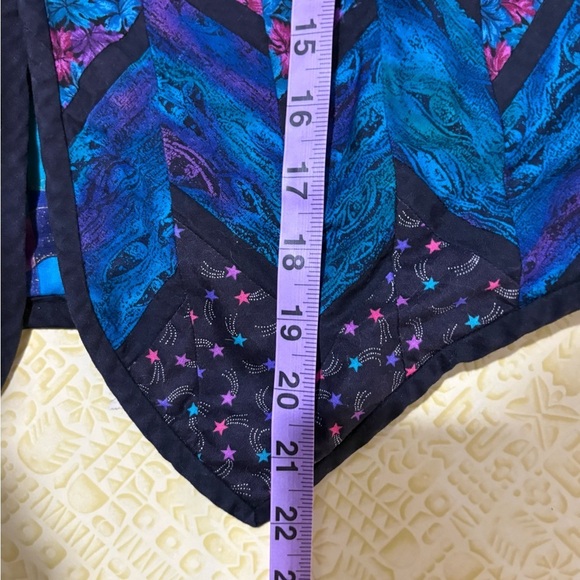 Vintage Handmade Colorful Patchwork Vest - Picture 6 of 6